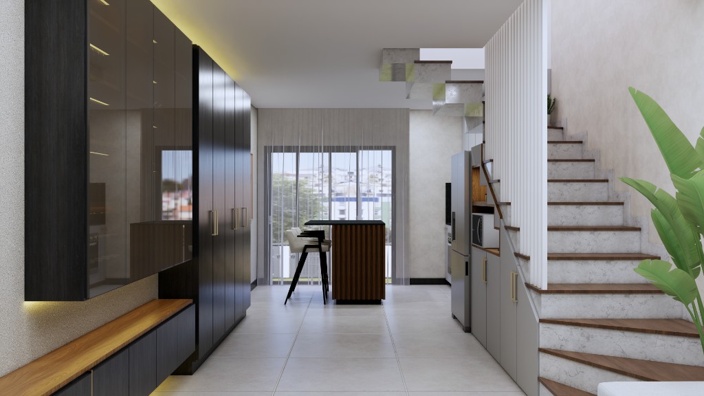 Apartamento Elegante: escuro, mas aconchegante — vista 3