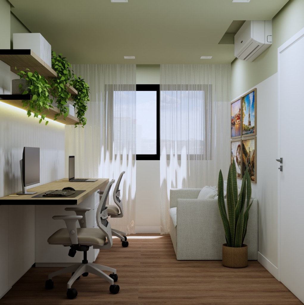 Projeto de interiores para home office: como criar um espaço produtivo e bonito